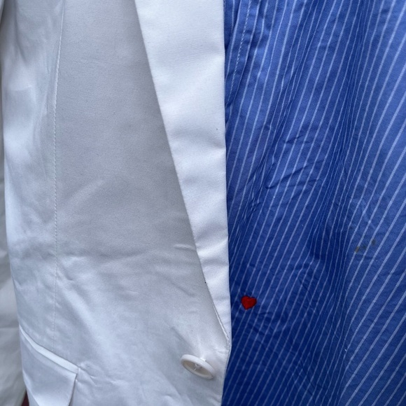 - Moschino Oxford Blue Dress Shirt long sleeve men’s Sz Large 41 - Picture 6 of 7